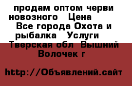 продам оптом черви новозного › Цена ­ 600 - Все города Охота и рыбалка » Услуги   . Тверская обл.,Вышний Волочек г.